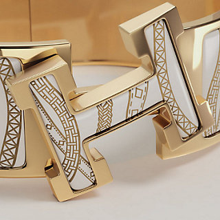 Clic Clac H Jour de Casting bracelet - White | Hermès Singapore